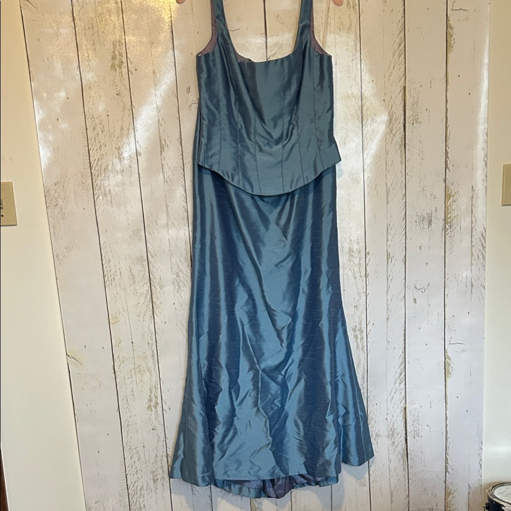 Dessy Creations Two- Piece Satin Dress